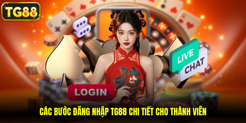 Các bước đăng nhập TG88 chi tiết cho thành viên