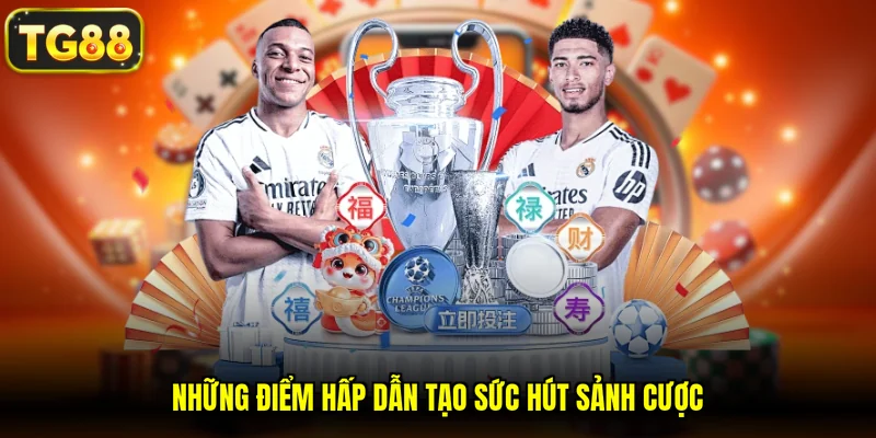 Những điểm hấp dẫn tạo sức hút sảnh cược