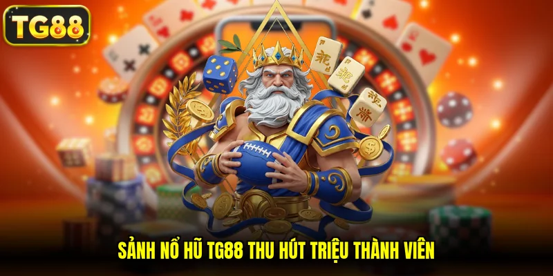Sảnh nổ hũ TG88 thu hút triệu thành viên